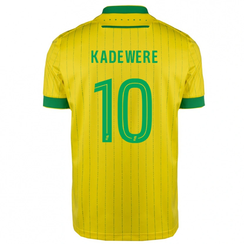 Danxen Criança Camisola Tino Kadewere #10 Amarelo Verde Principal 2025/26 Camisa Brasil