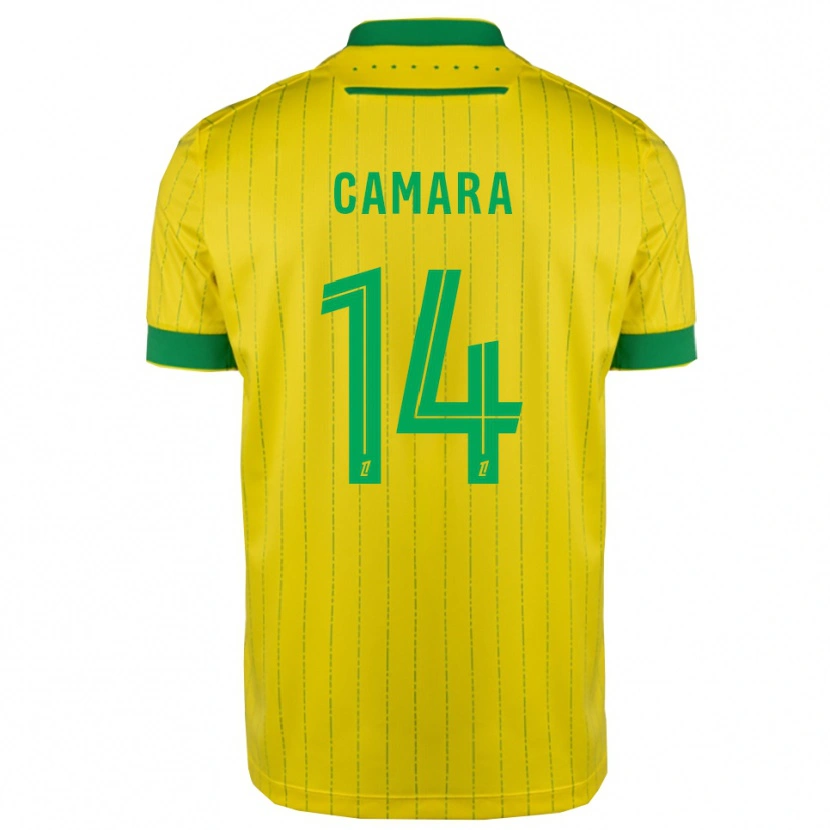 Danxen Criança Camisola Klaus Camara #14 Amarelo Verde Principal 2025/26 Camisa Brasil