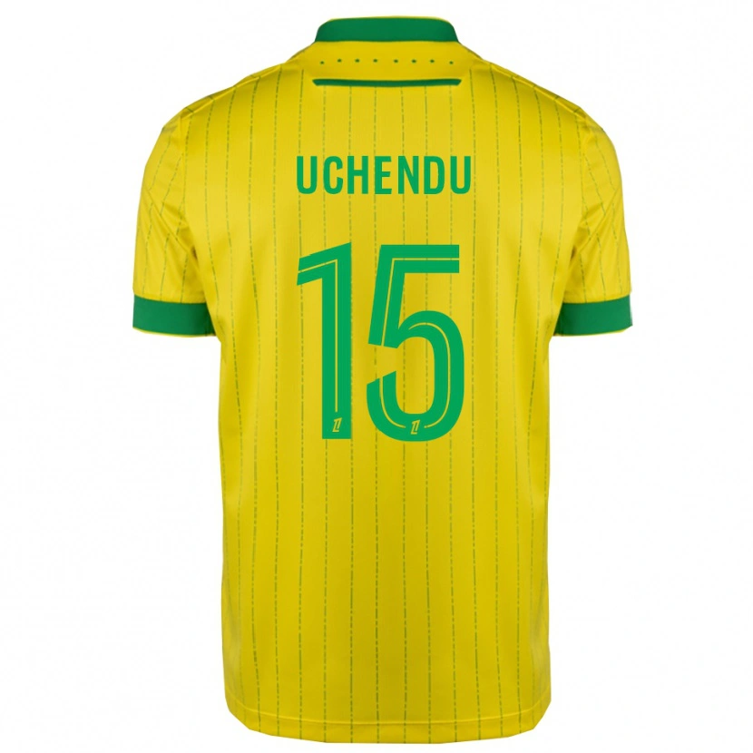 Danxen Criança Camisola Chinaza Uchendu #15 Amarelo Verde Principal 2025/26 Camisa Brasil
