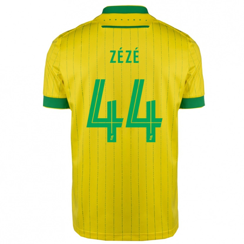 Danxen Criança Camisola Nathan Zézé #44 Amarelo Verde Principal 2025/26 Camisa Brasil