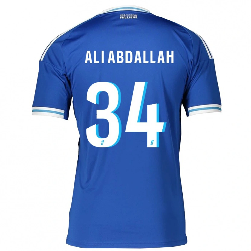 Danxen Criança Camisola Aboubacar Ali Abdallah #34 Azul Branco Principal 2025/26 Camisa Brasil