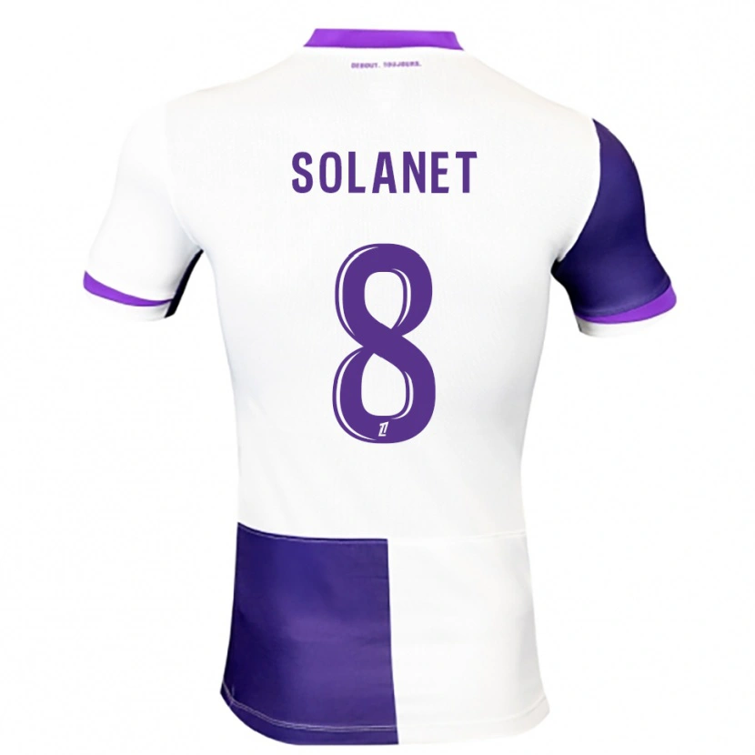 Danxen Criança Camisola Tatiana Solanet #8 Roxo Branco Principal 2025/26 Camisa Brasil