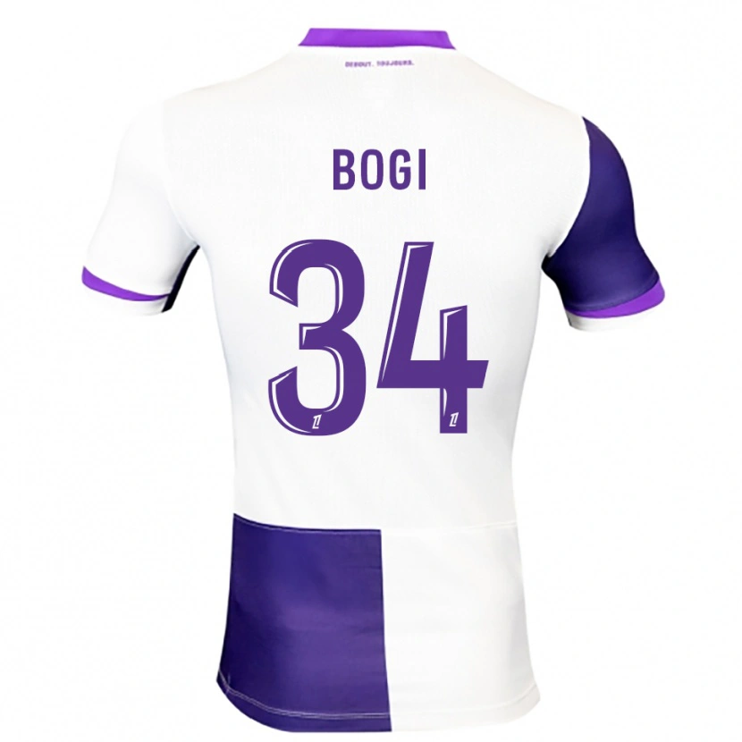 Danxen Criança Camisola Fiona Bogi #34 Roxo Branco Principal 2025/26 Camisa Brasil