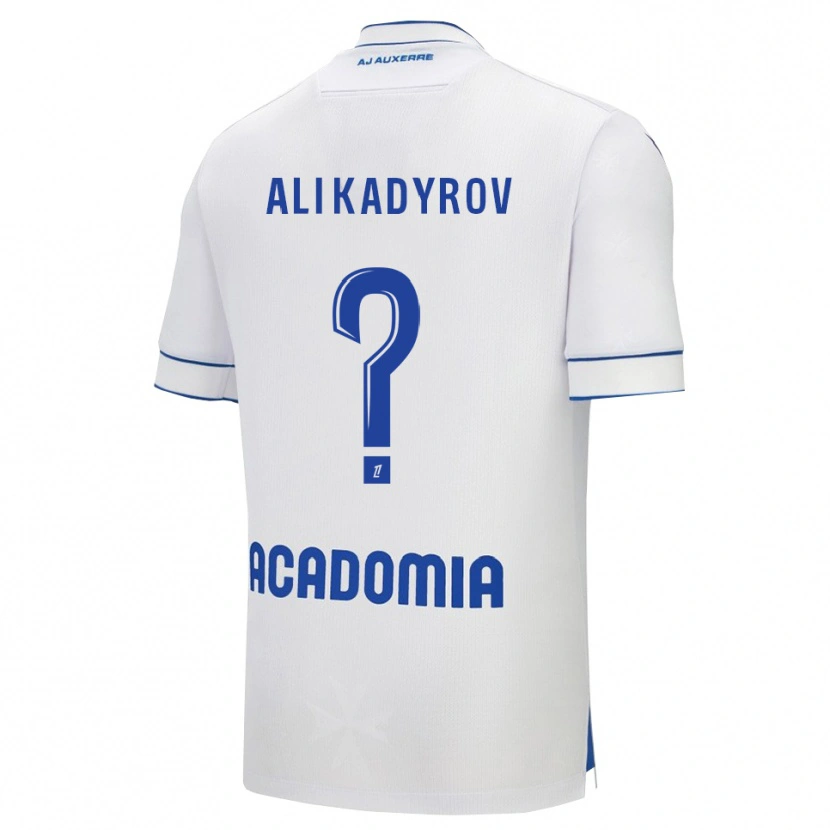 Danxen Criança Camisola Tourpal Ali Kadyrov #0 Branco Azul Principal 2025/26 Camisa Brasil
