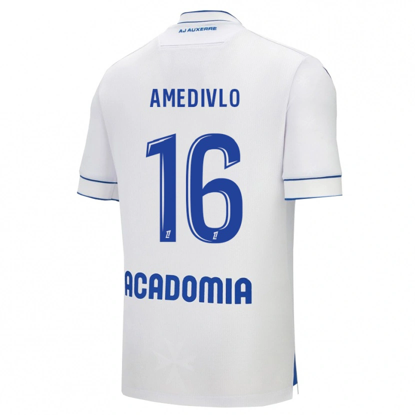 Danxen Criança Camisola Rayann Amedivlo #16 Branco Azul Principal 2025/26 Camisa Brasil