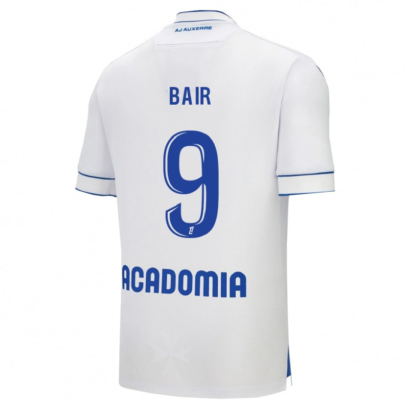 Danxen Criança Camisola Theo Bair #9 Branco Azul Principal 2025/26 Camisa Brasil
