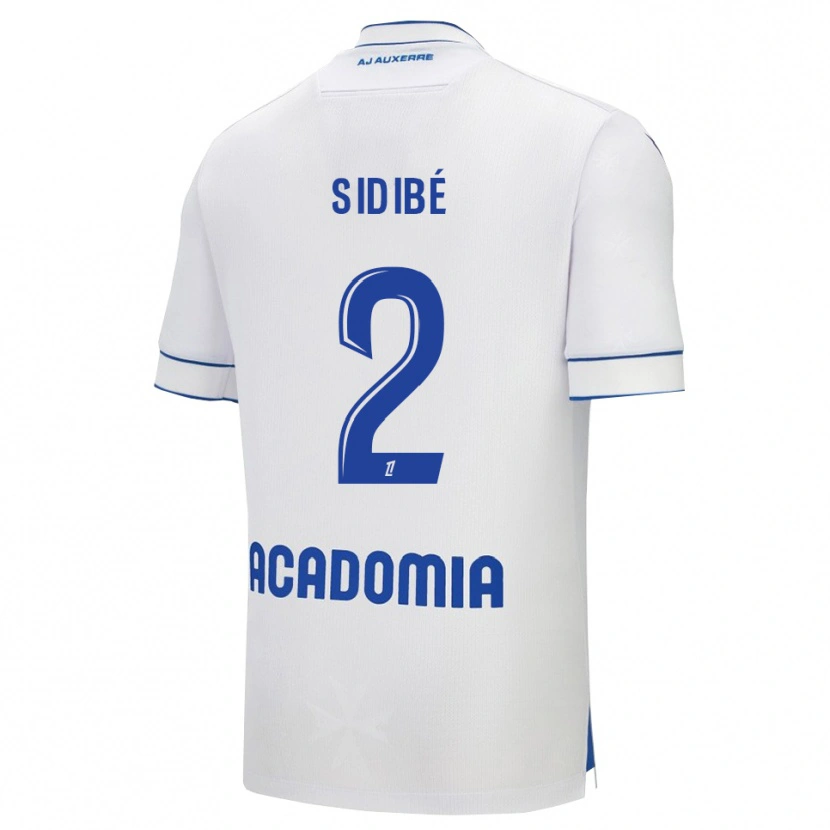 Danxen Criança Camisola Ismaël Sidibé #2 Branco Azul Principal 2025/26 Camisa Brasil