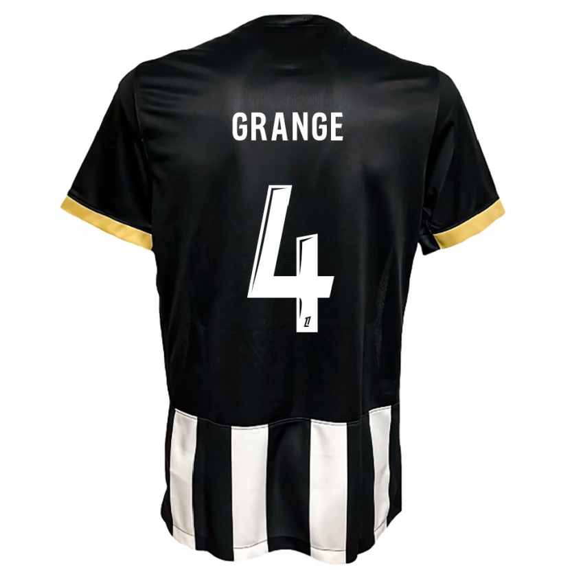 Danxen Criança Camisola Moussa Grange #4 Preto Branco Principal 2025/26 Camisa Brasil