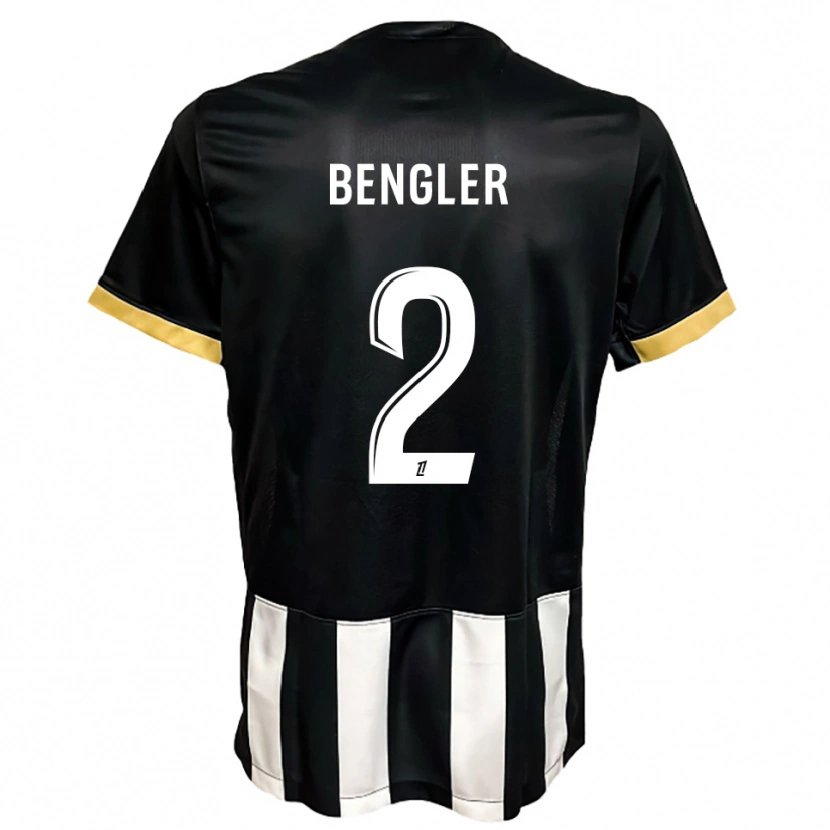 Danxen Criança Camisola Randy Bengler #2 Preto Branco Principal 2025/26 Camisa Brasil