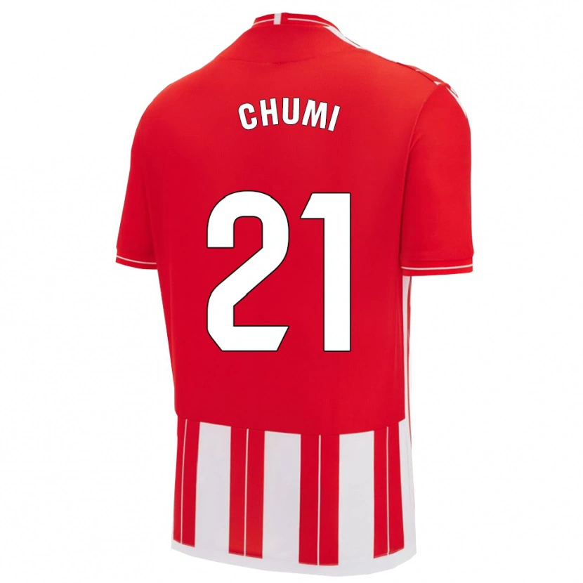 Danxen Criança Camisola Chumi #21 Vermelho Branco Principal 2025/26 Camisa Brasil