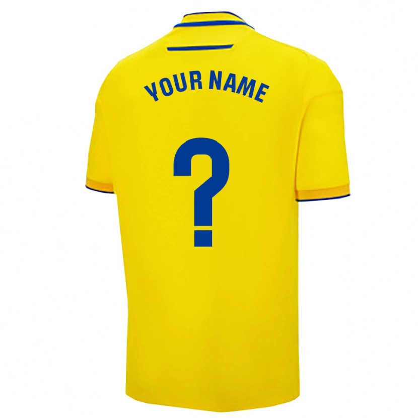 Danxen Criança Camisola Seu Nome #0 Amarelo Marinho Principal 2025/26 Camisa Brasil