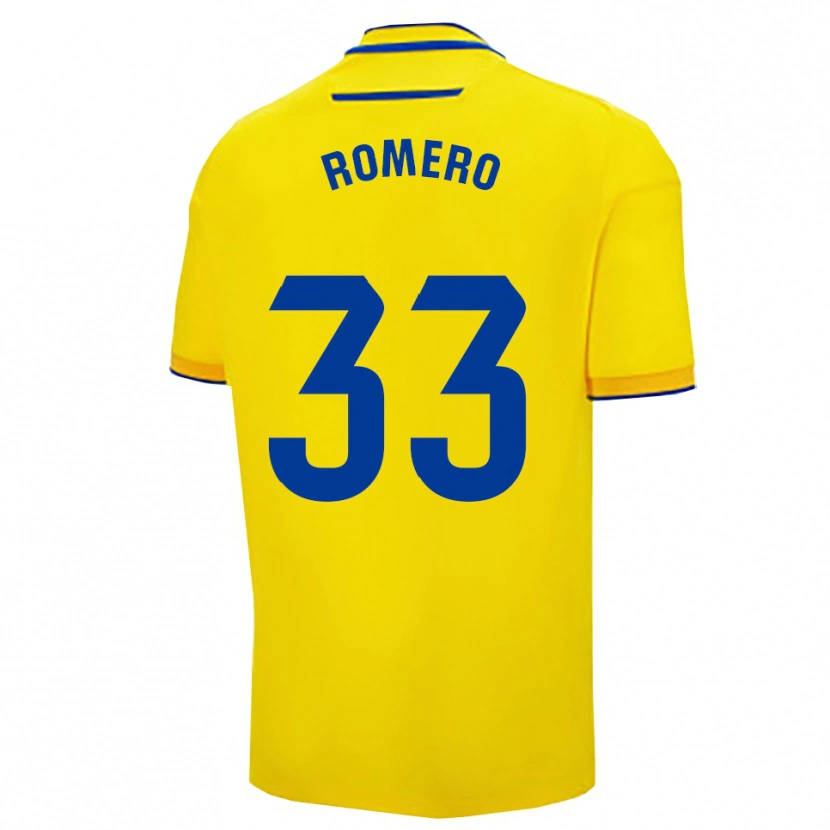 Danxen Criança Camisola Saúl Romero #33 Amarelo Marinho Principal 2025/26 Camisa Brasil