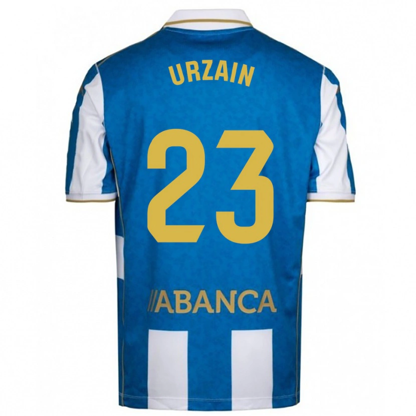 Danxen Criança Camisola Fabián Urzain #23 Branco Azul Principal 2025/26 Camisa Brasil