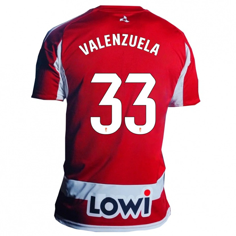 Danxen Criança Camisola Adrián Valenzuela #33 Vermelho Branco Principal 2025/26 Camisa Brasil