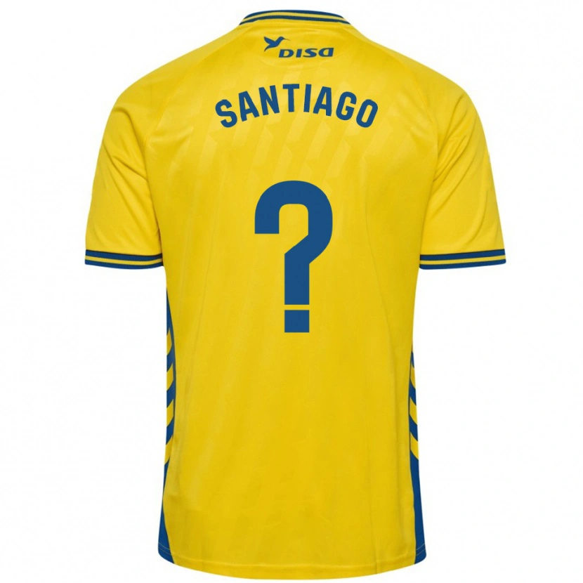 Danxen Criança Camisola Eduardo Santiago #0 Amarelo Azul Principal 2025/26 Camisa Brasil