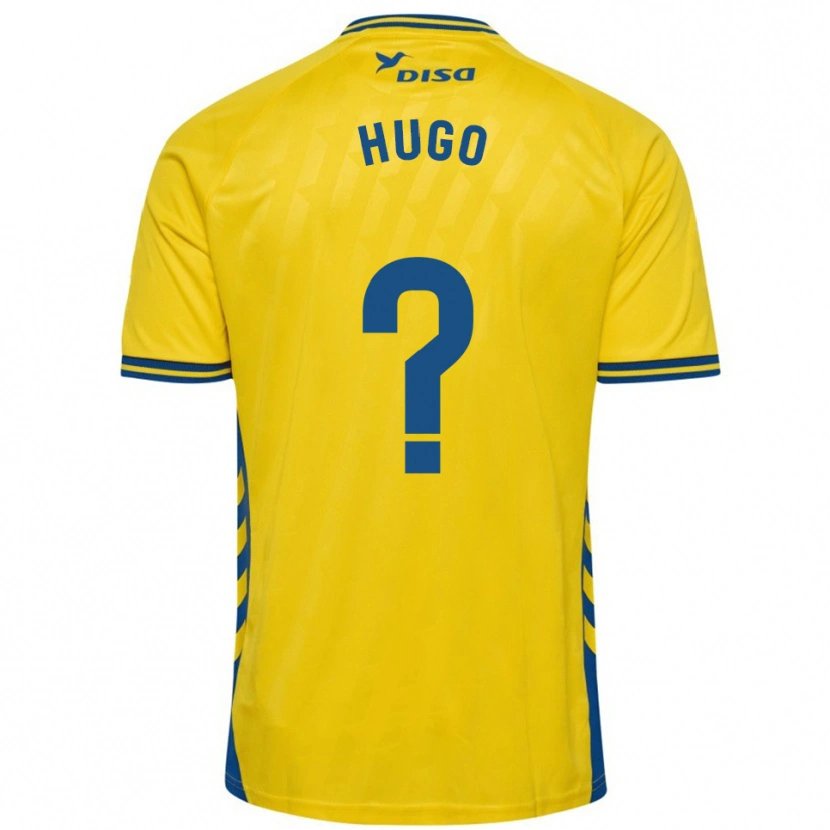 Danxen Criança Camisola Hugo Hernández #0 Amarelo Azul Principal 2025/26 Camisa Brasil