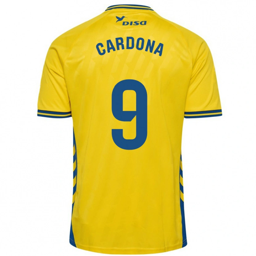 Danxen Criança Camisola Marc Cardona #9 Amarelo Azul Principal 2025/26 Camisa Brasil