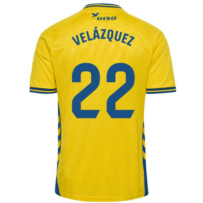 Danxen Criança Camisola Brian Velázquez #22 Amarelo Azul Principal 2025/26 Camisa Brasil