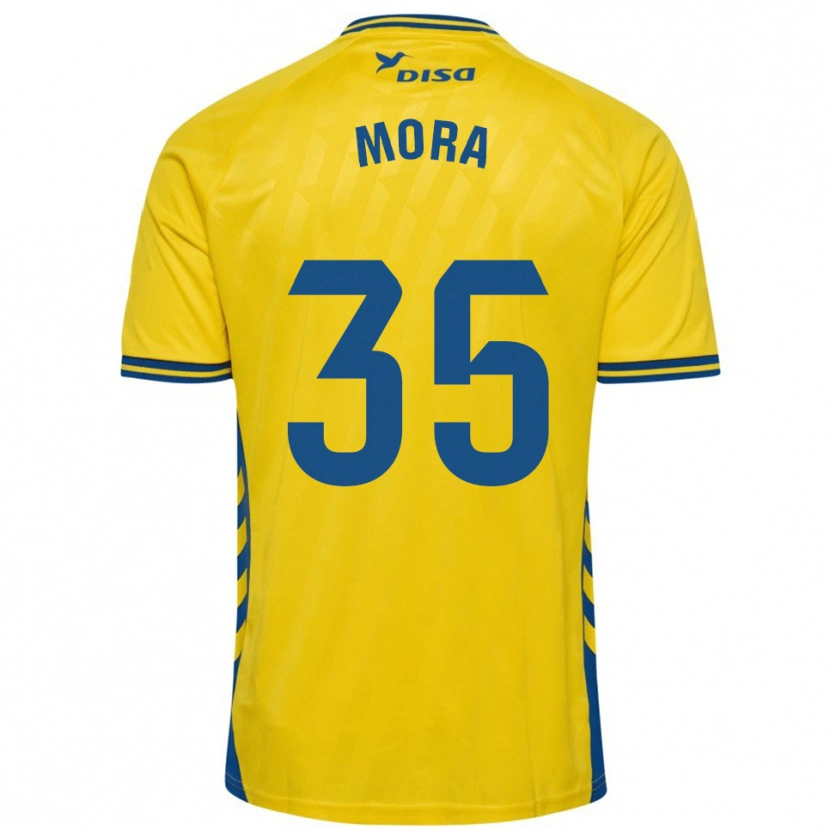 Danxen Criança Camisola Israel Mora #35 Amarelo Azul Principal 2025/26 Camisa Brasil