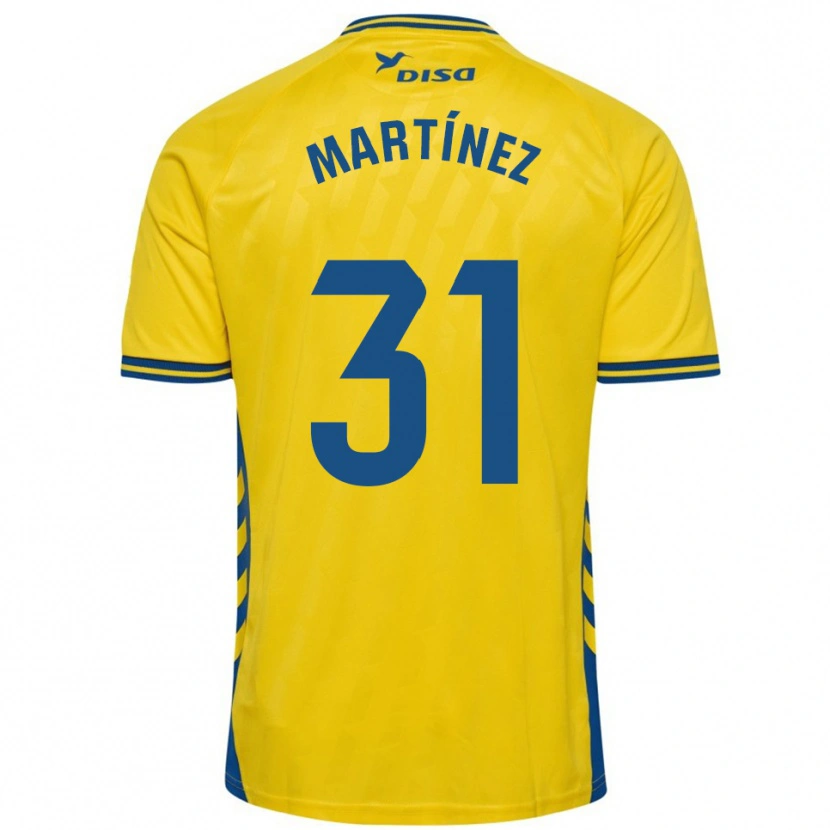 Danxen Criança Camisola Ian Martínez #31 Amarelo Azul Principal 2025/26 Camisa Brasil