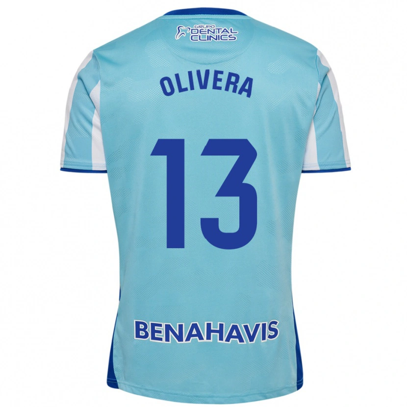 Danxen Criança Camisola Fernando Olivera #13 Azul Celeste Branco Principal 2025/26 Camisa Brasil