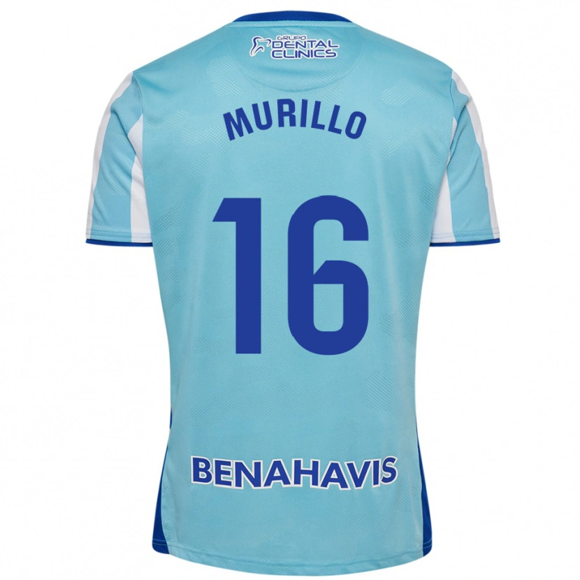 Danxen Criança Camisola Diego Murillo #16 Azul Celeste Branco Principal 2025/26 Camisa Brasil