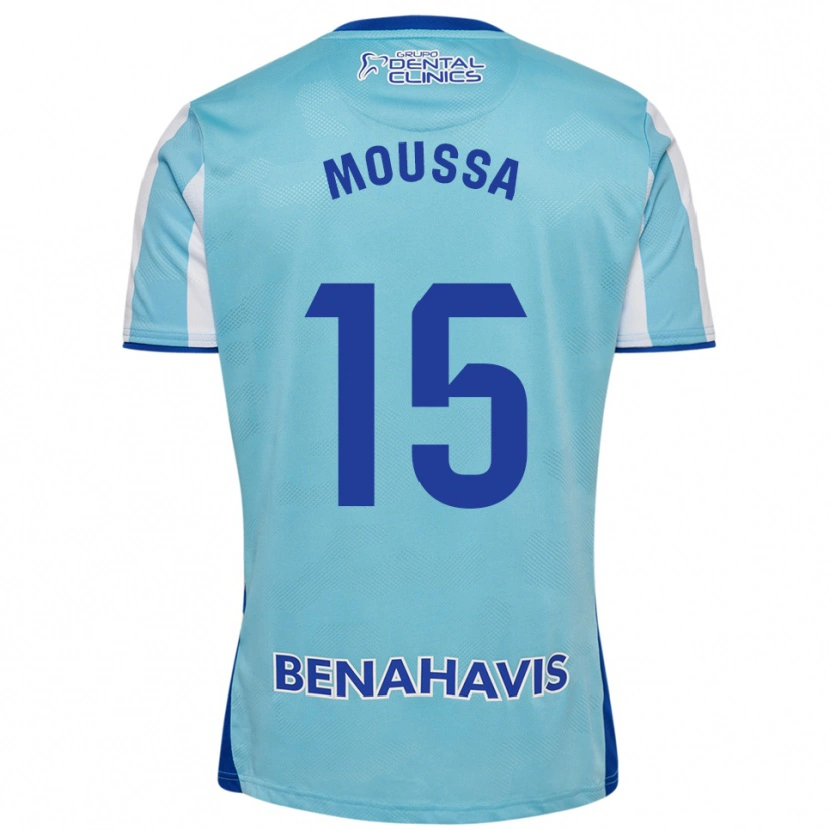 Danxen Criança Camisola Moussa Diarra #15 Azul Celeste Branco Principal 2025/26 Camisa Brasil