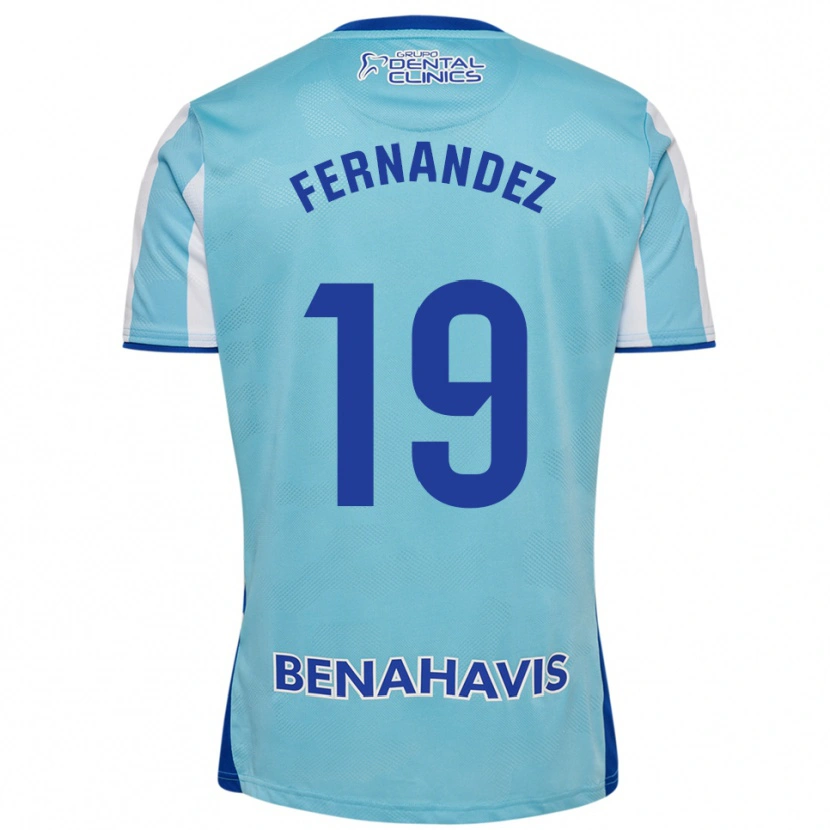 Danxen Criança Camisola Raúl Fernández #19 Azul Celeste Branco Principal 2025/26 Camisa Brasil