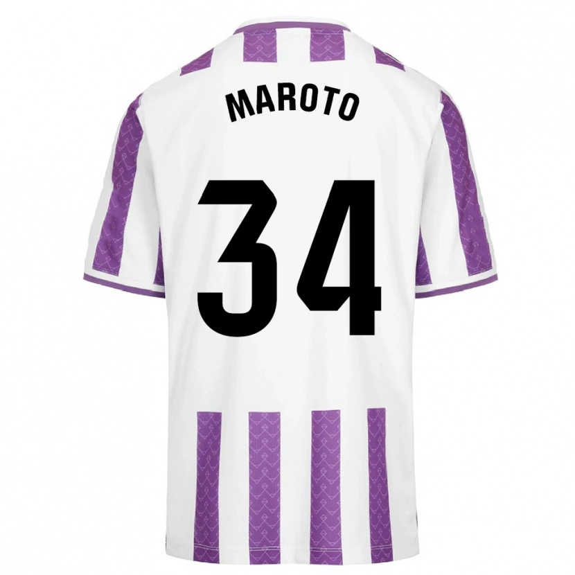 Danxen Criança Camisola Mario Maroto #34 Roxo Branco Principal 2025/26 Camisa Brasil