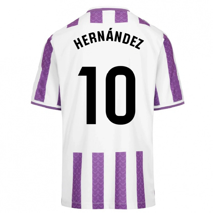 Danxen Criança Camisola Celia Hernández Cordero #10 Roxo Branco Principal 2025/26 Camisa Brasil