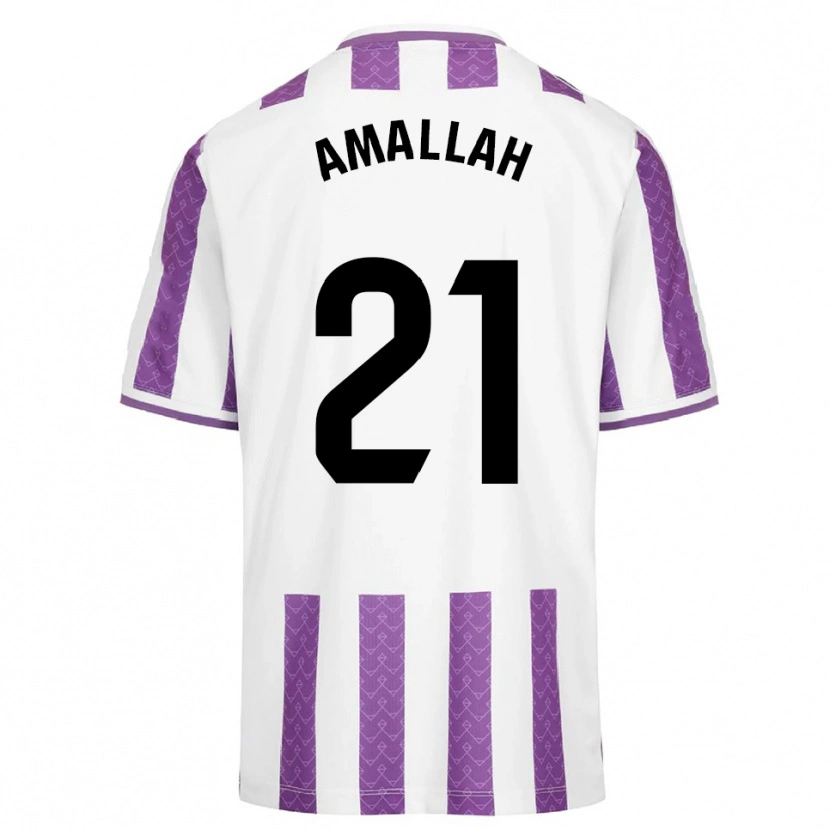 Danxen Criança Camisola Selim Amallah #21 Roxo Branco Principal 2025/26 Camisa Brasil