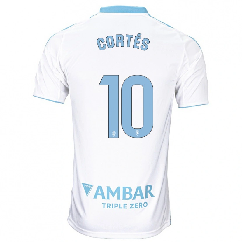 Danxen Criança Camisola Pablo Cortés #10 Branco Azul Celeste Principal 2025/26 Camisa Brasil