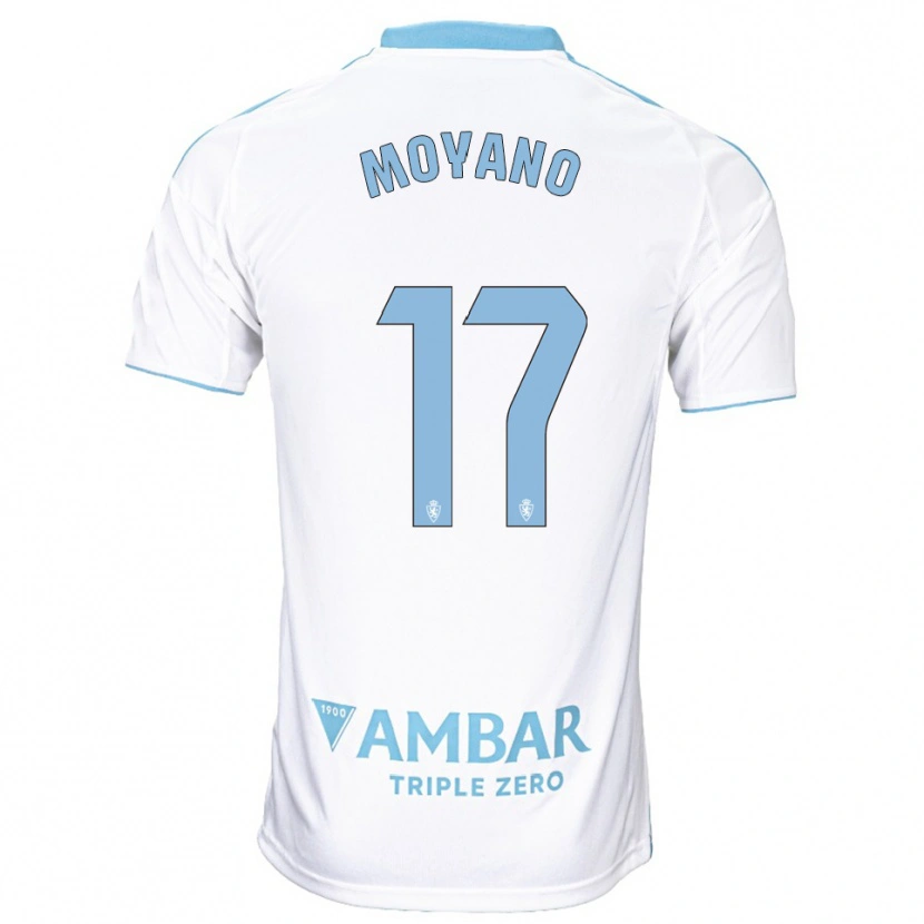Danxen Criança Camisola Sebas Moyano #17 Branco Azul Celeste Principal 2025/26 Camisa Brasil