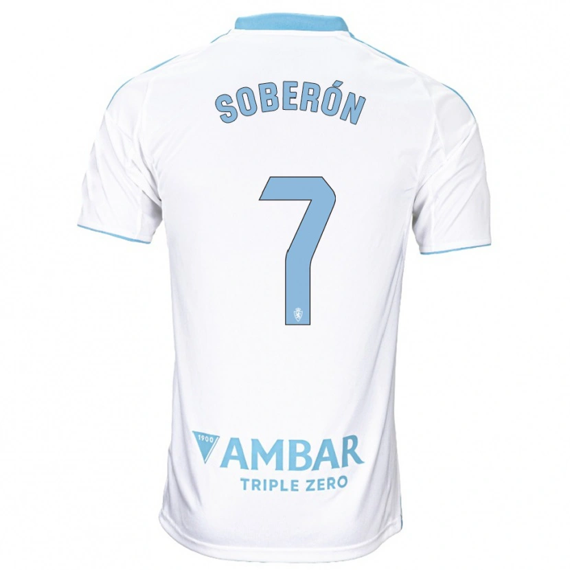 Danxen Criança Camisola Mario Soberón #7 Branco Azul Celeste Principal 2025/26 Camisa Brasil