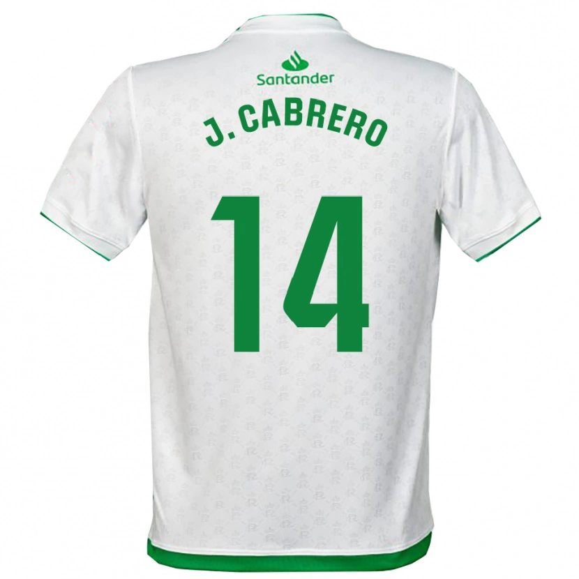 Danxen Criança Camisola Jimena Cabrero De La Llama #14 Verde Branco Principal 2025/26 Camisa Brasil