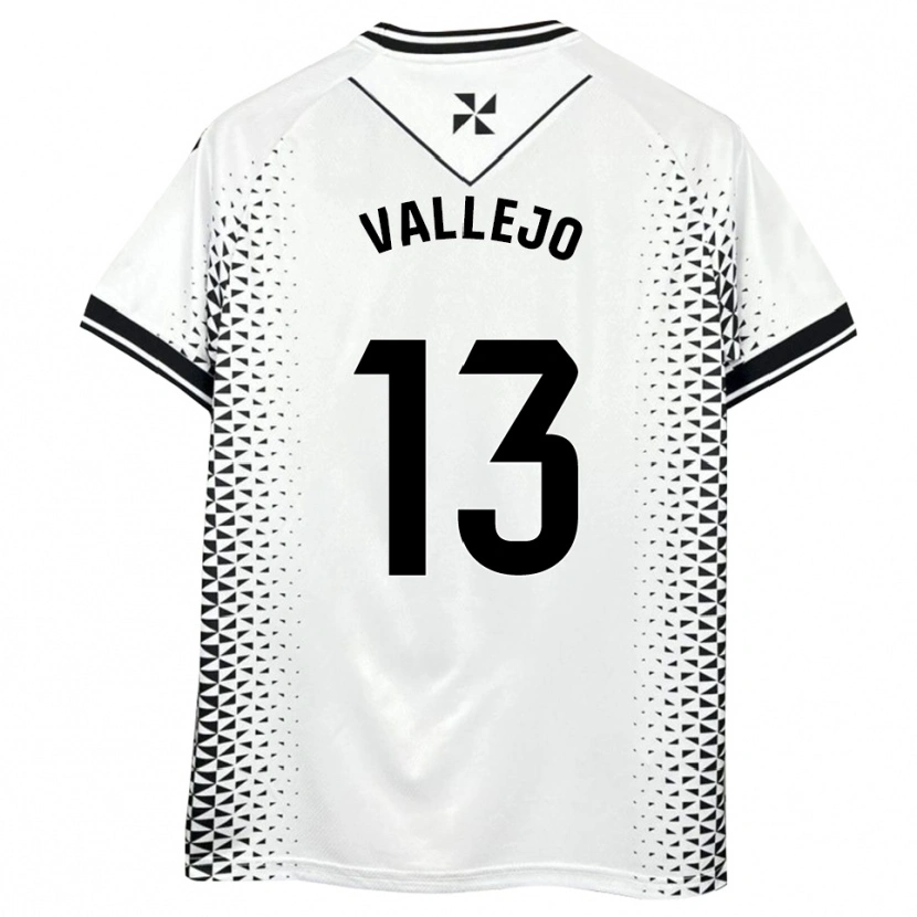 Danxen Criança Camisola Guillermo Vallejo #13 Branco Preto Principal 2025/26 Camisa Brasil