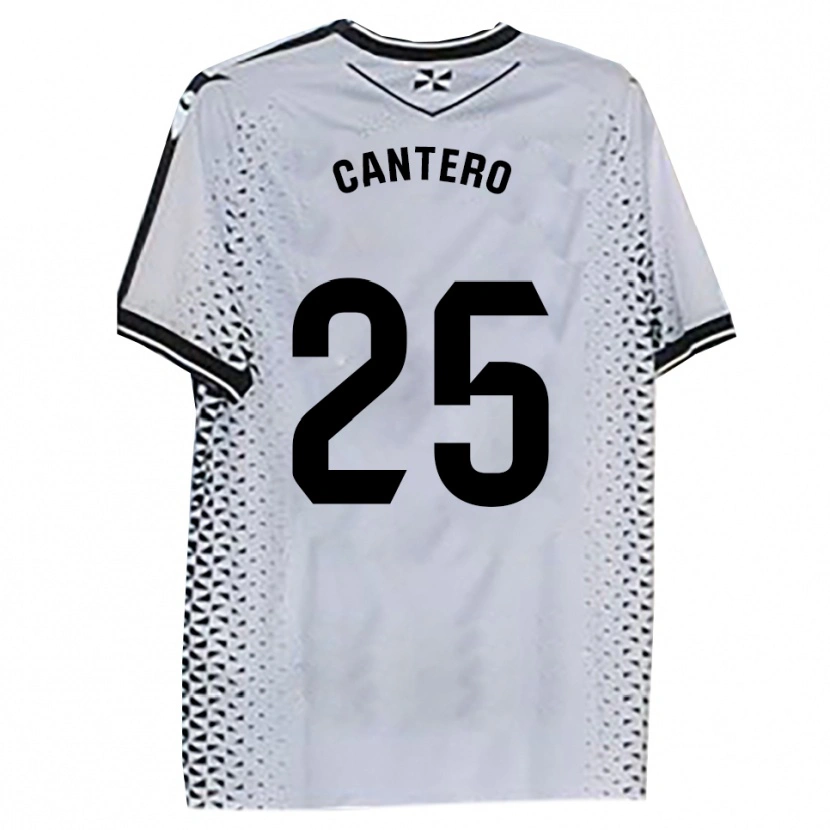 Danxen Criança Camisola Yago Cantero #25 Branco Preto Principal 2025/26 Camisa Brasil