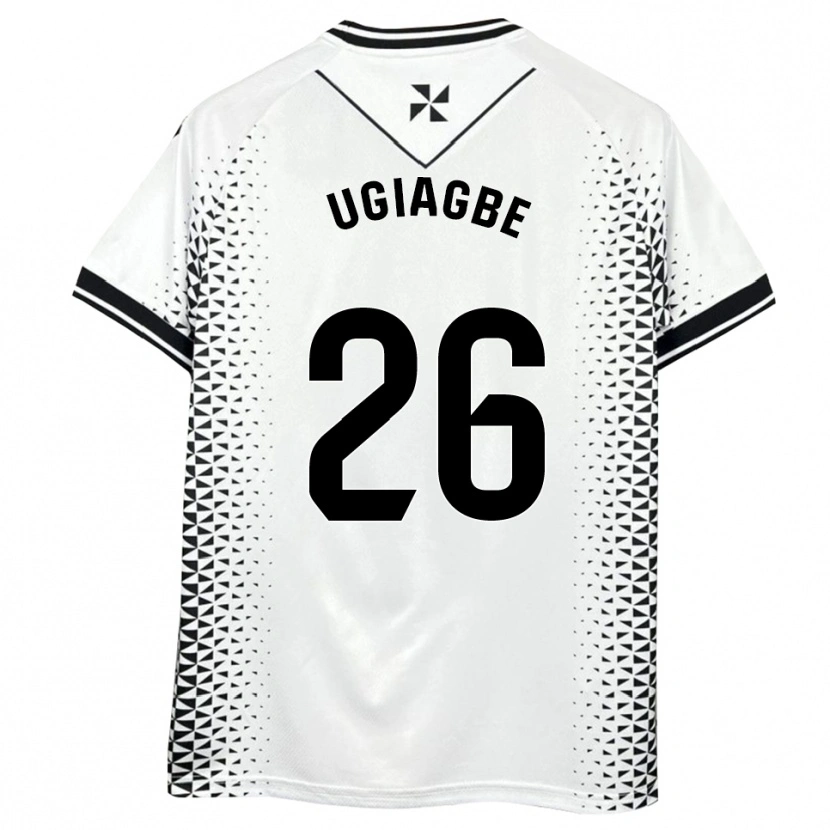 Danxen Criança Camisola Efe Ugiagbe #26 Branco Preto Principal 2025/26 Camisa Brasil