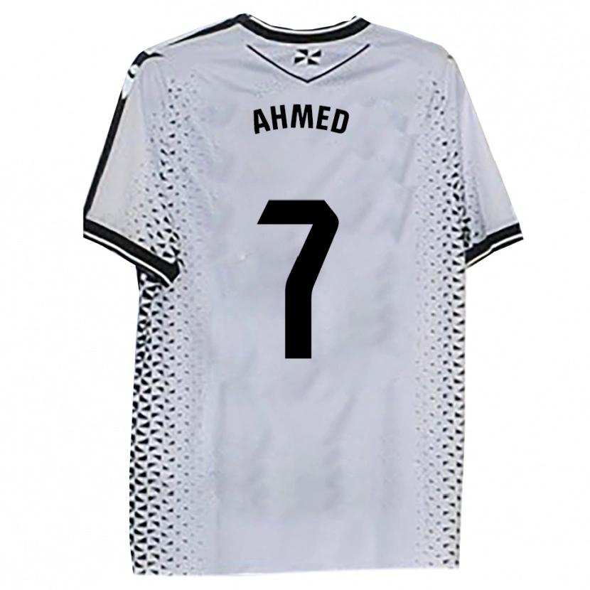 Danxen Criança Camisola Aisar Ahmed #7 Branco Preto Principal 2025/26 Camisa Brasil