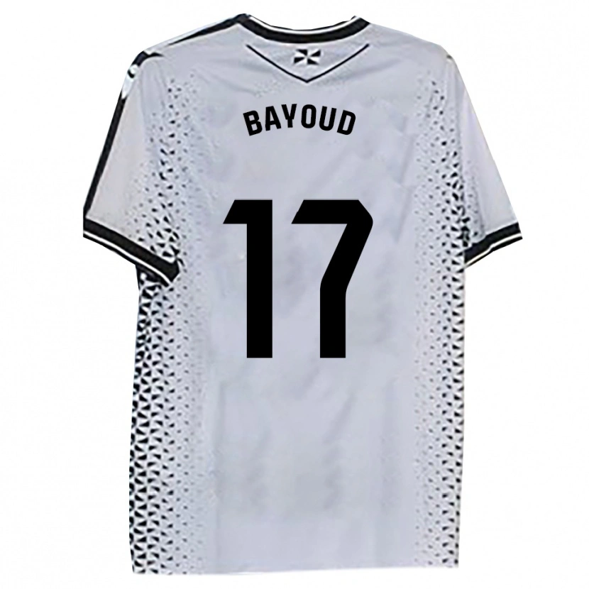 Danxen Criança Camisola Taufek Bayoud #17 Branco Preto Principal 2025/26 Camisa Brasil