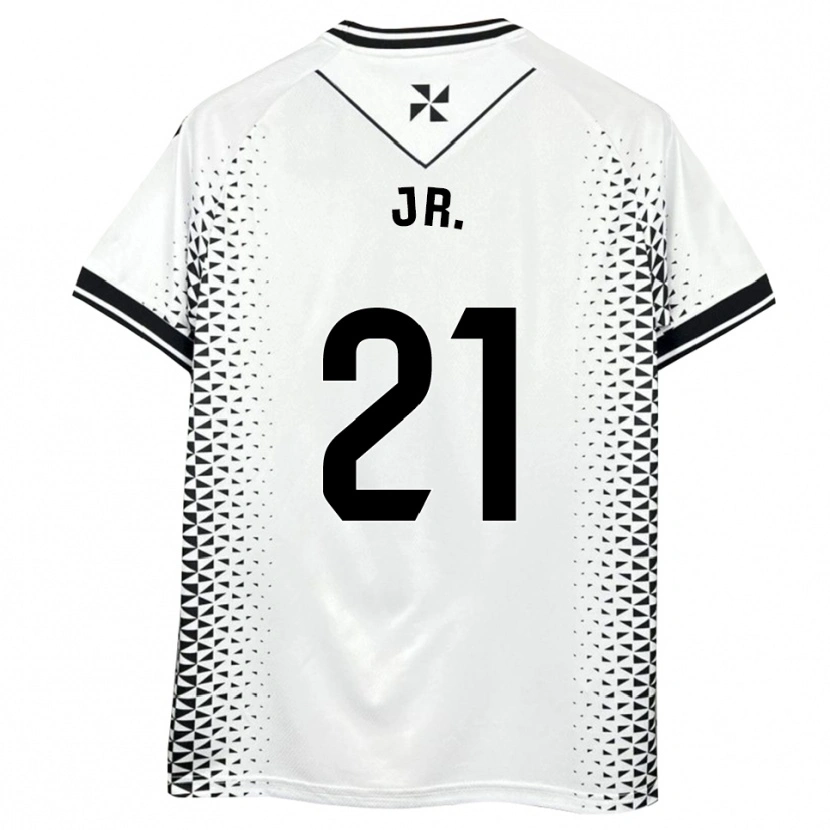 Danxen Criança Camisola Douglas Jr. #21 Branco Preto Principal 2025/26 Camisa Brasil