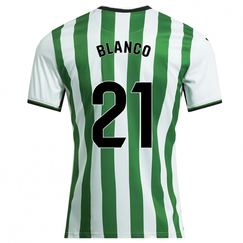 Danxen Criança Camisola Víctor Blanco #21 Branco Verde Principal 2025/26 Camisa Brasil