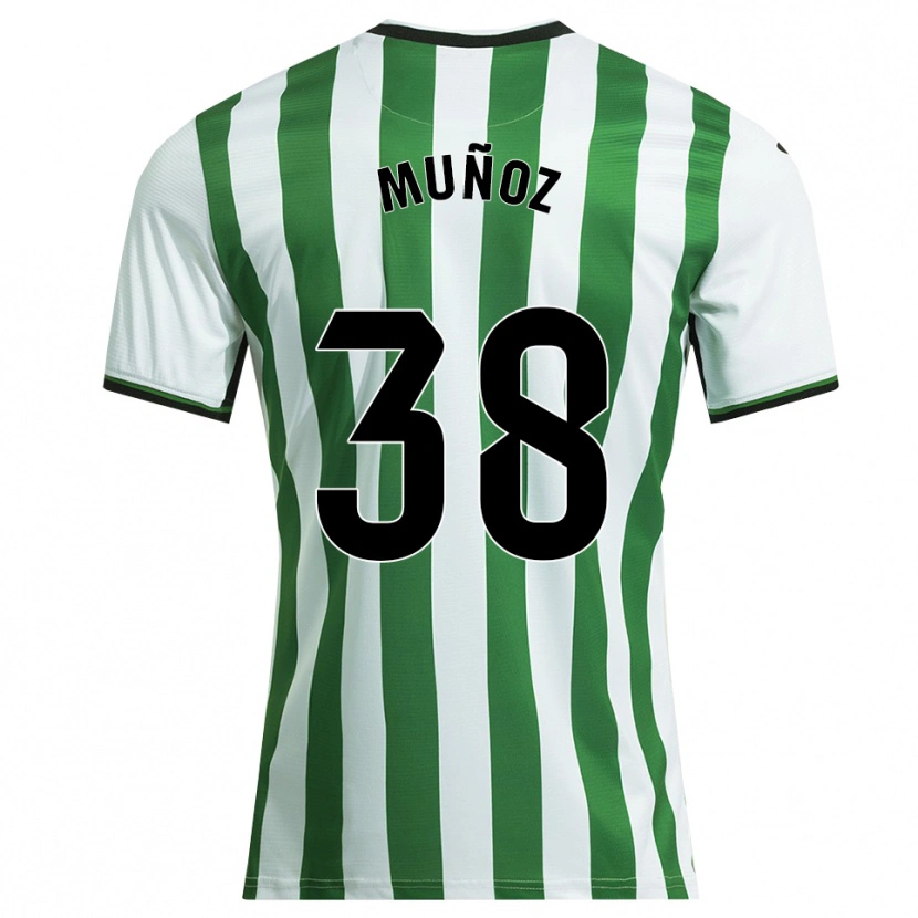 Danxen Criança Camisola Pablo Muñoz #38 Branco Verde Principal 2025/26 Camisa Brasil