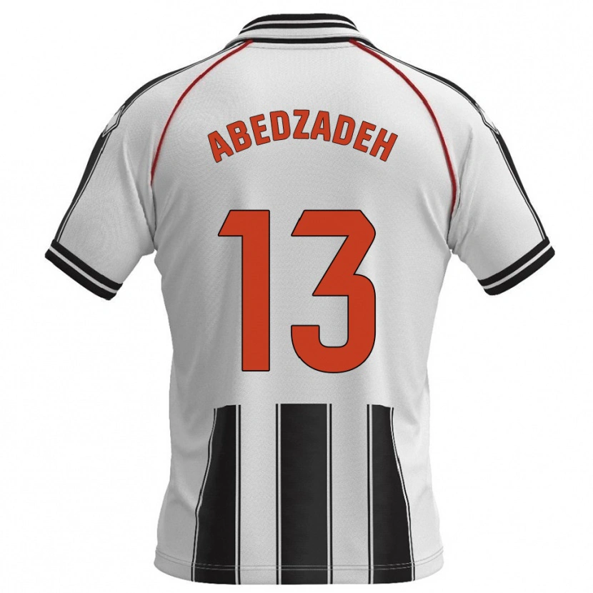 Danxen Criança Camisola Amir Abedzadeh #13 Branco Preto Principal 2025/26 Camisa Brasil