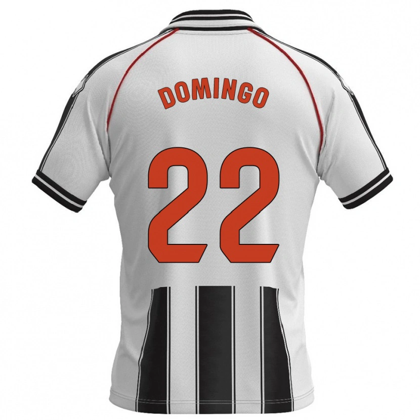 Danxen Criança Camisola Jorge Domingo #22 Branco Preto Principal 2025/26 Camisa Brasil