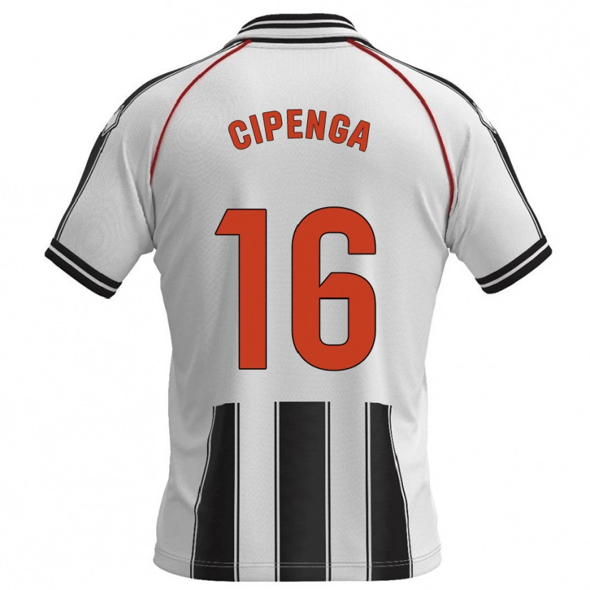 Danxen Criança Camisola Brian Cipenga #16 Branco Preto Principal 2025/26 Camisa Brasil