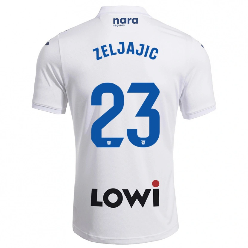 Danxen Criança Camisola Stanislav Zeljajic #23 Branco Marinho Principal 2025/26 Camisa Brasil