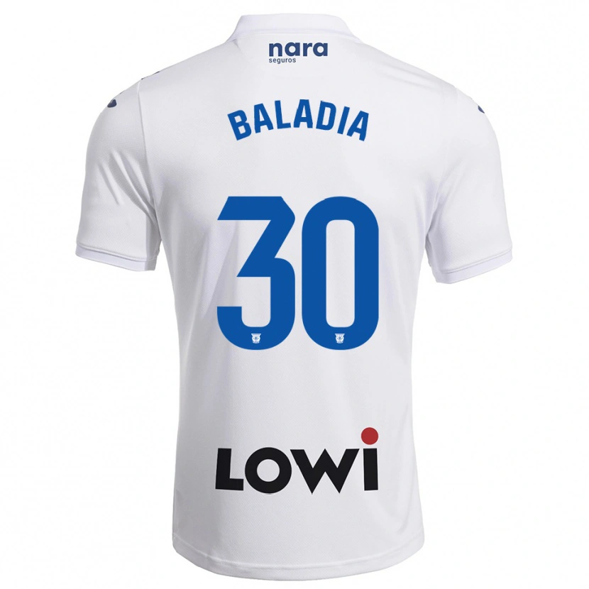 Danxen Criança Camisola David Baladia #30 Branco Marinho Principal 2025/26 Camisa Brasil
