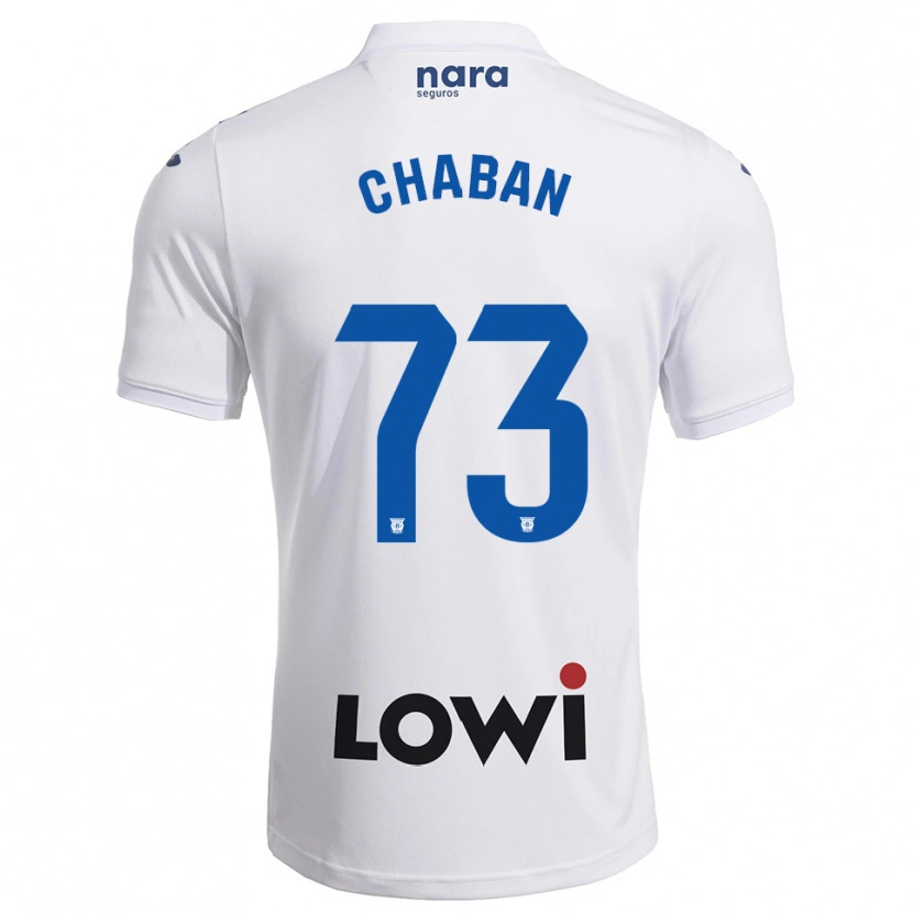 Danxen Criança Camisola Danylo Chaban #73 Branco Marinho Principal 2025/26 Camisa Brasil