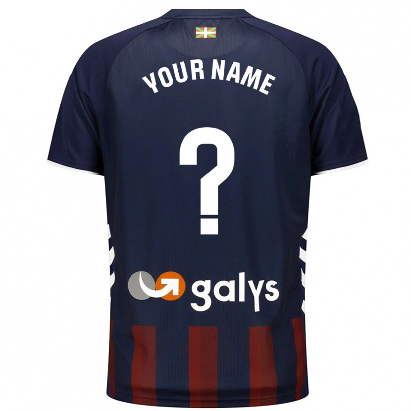 Danxen Criança Camisola Seu Nome #0 Azul Marinho Vermelho Principal 2025/26 Camisa Brasil